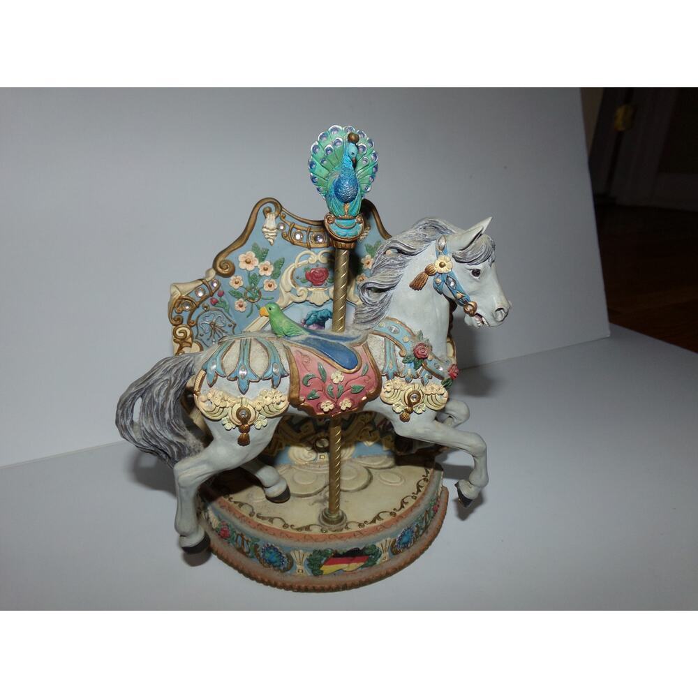 Vintage Willits‎ Designs Carousel German #1853 of 9500 Working music